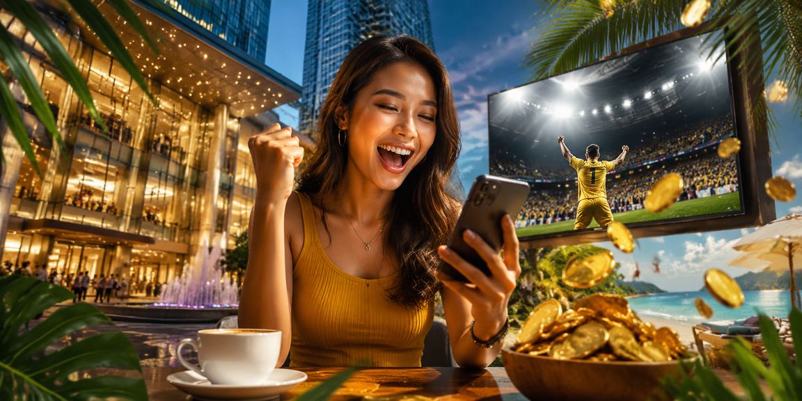 Pemain menikmati platform 2d1n di telefon bimbit di Kuala Lumpur