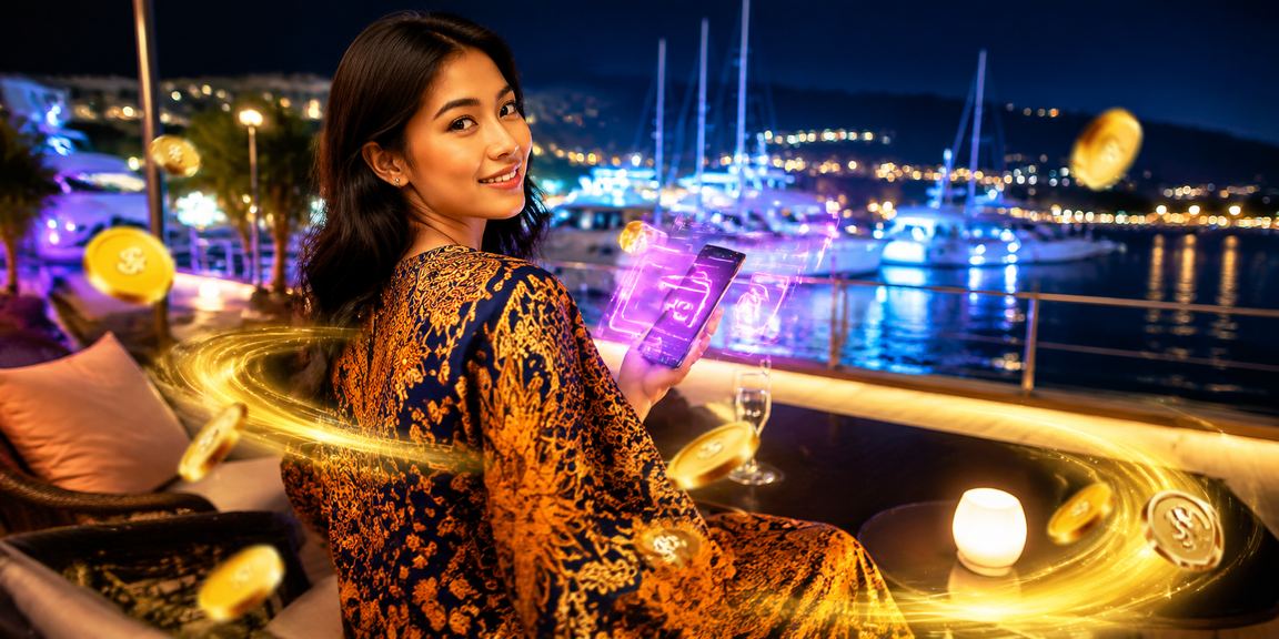 Aplikasi mudah alih 2d1n dengan reka bentuk batik Langkawi